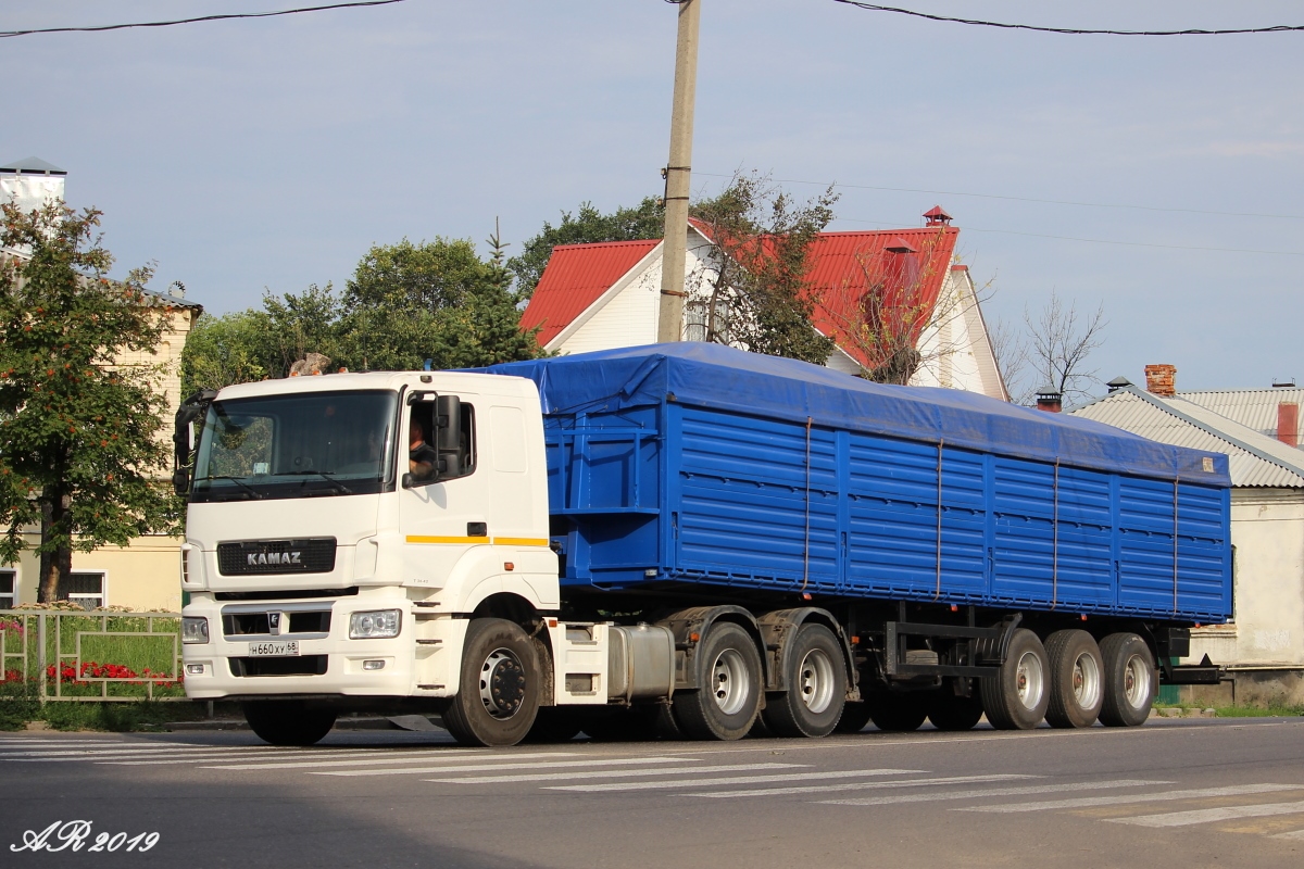 Тамбовская область, № Н 660 ХУ 68 — КамАЗ-65206-T5(68)
