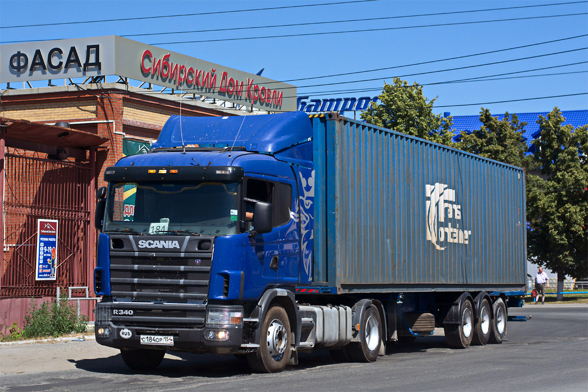 Новосибирская область, № С 184 ОР 154 — Scania ('1996) P114L