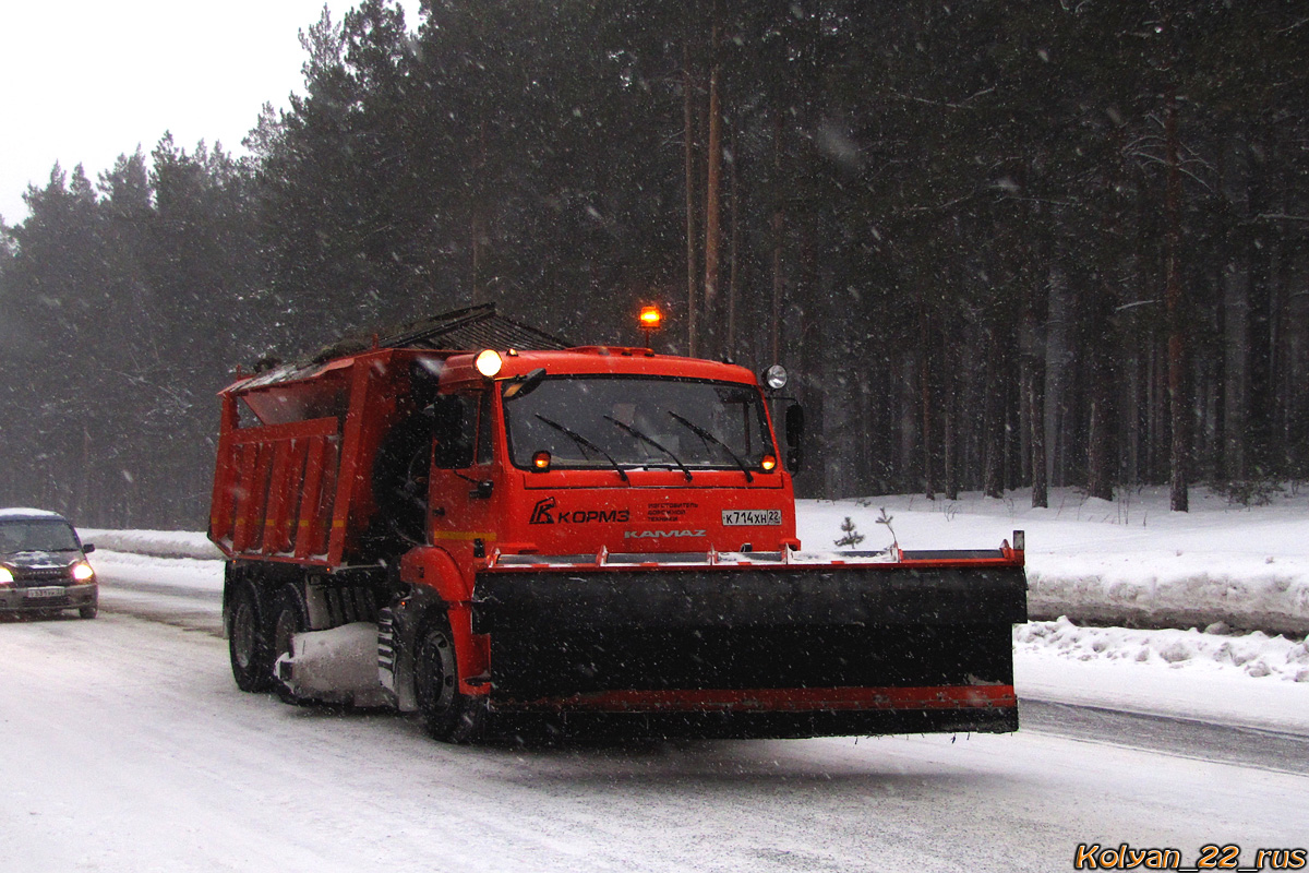 Алтайский край, № К 714 ХН 22 — КамАЗ-65115-L4(19)