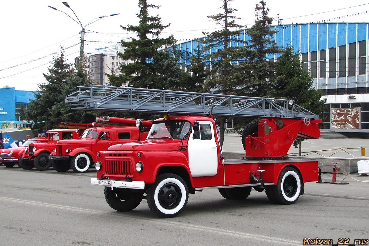 Алтайский край, № А 770 РР 22 — ГАЗ-52-01 (ГАЗ-52А); Алтайский край — День пожарной охраны 2019