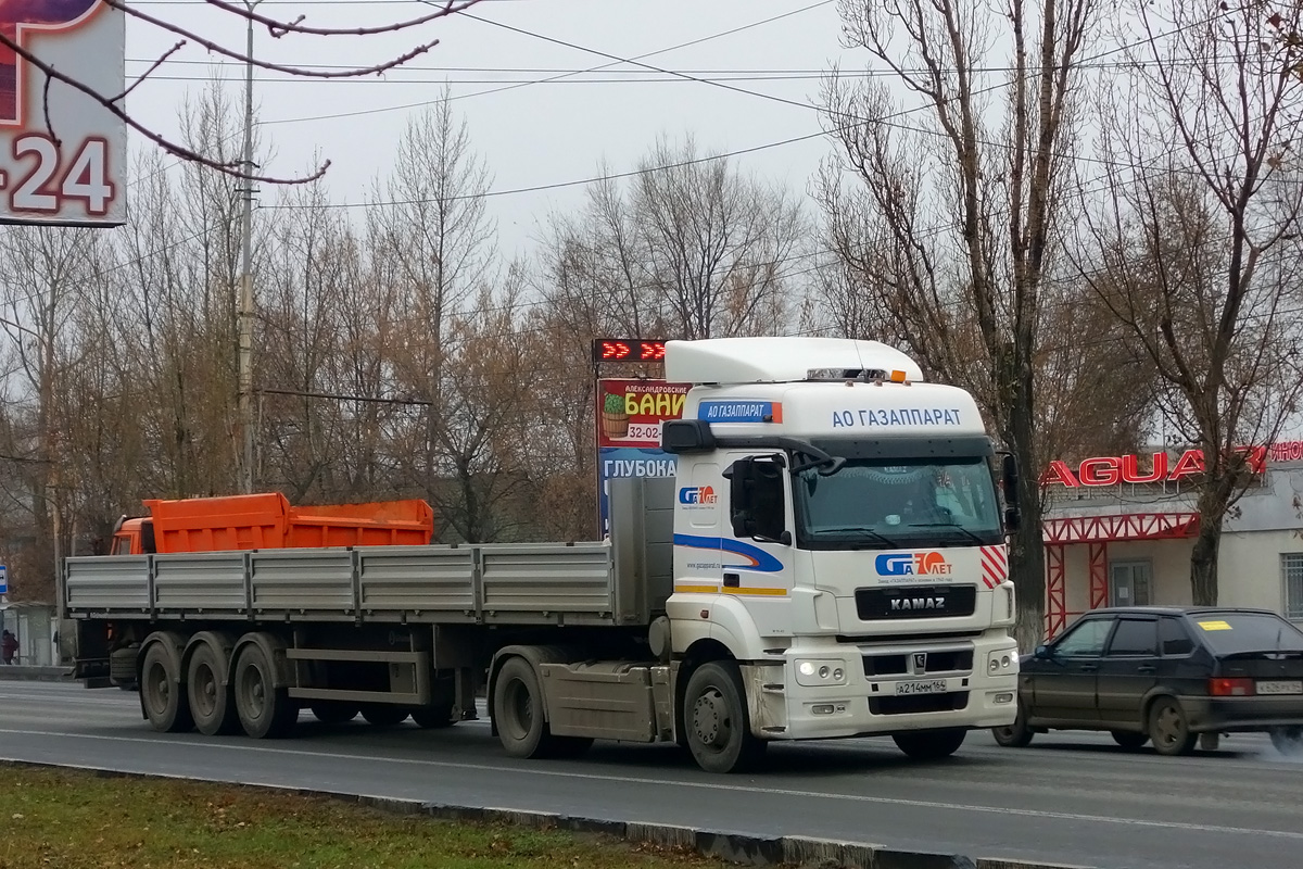 Саратовская область, № А 214 ММ 164 — КамАЗ-5490-T5(68)
