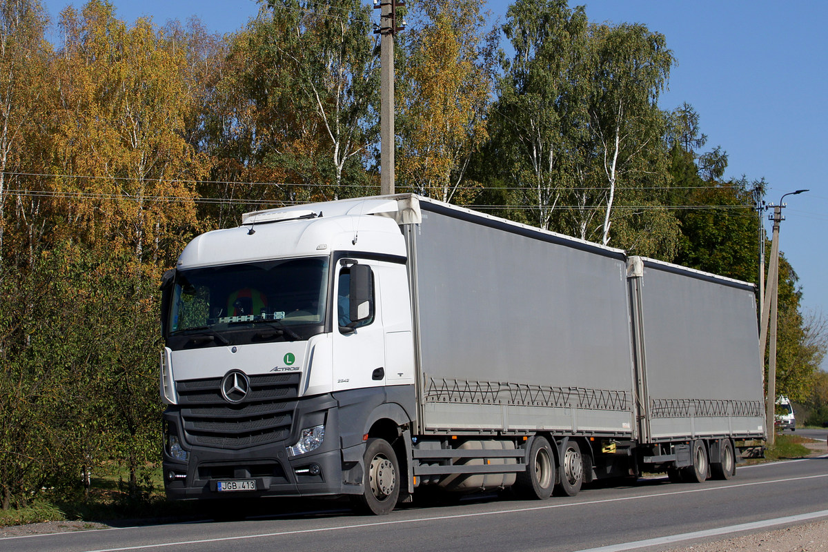 Литва, № JGB 413 — Mercedes-Benz Actros ('2011) 2542