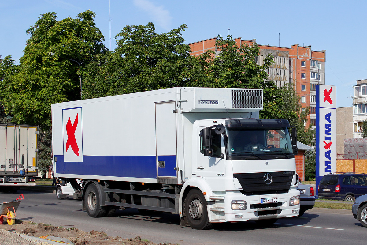 Литва, № KTF 100 — Mercedes-Benz Axor 1829