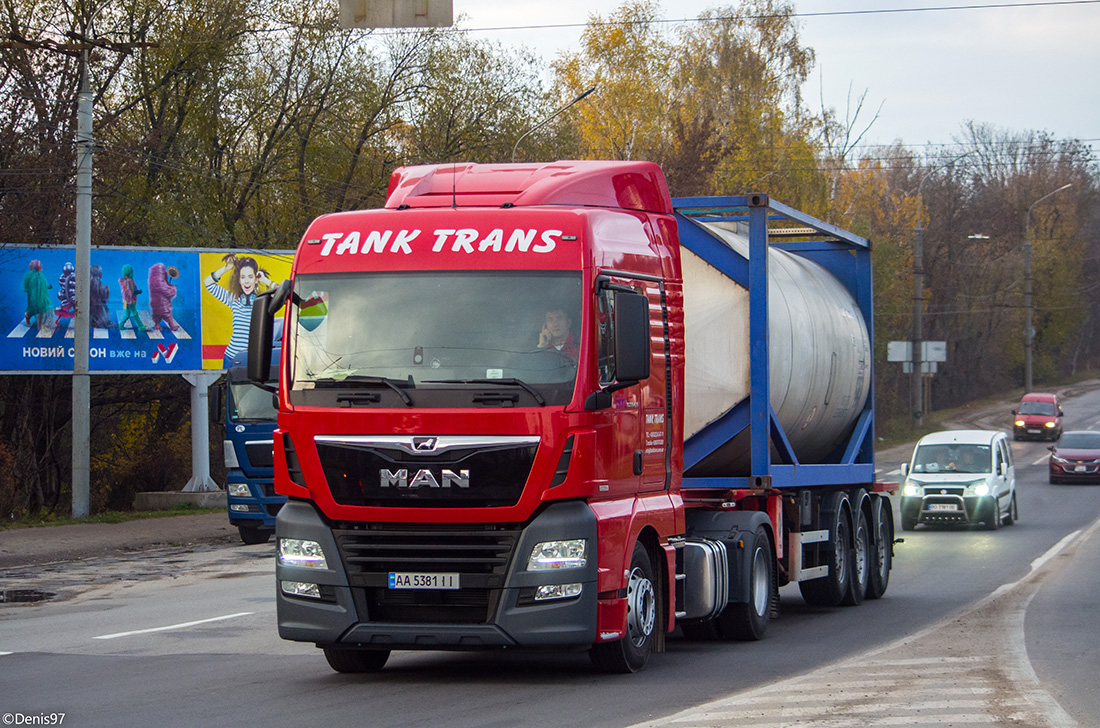 Львовская область, № АА 5381 ІІ — MAN TGX ('2016) 18.470