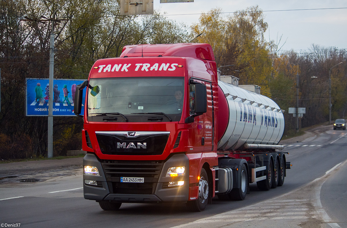 Львовская область, № АА 2453 ММ — MAN TGX ('2016) 18.470