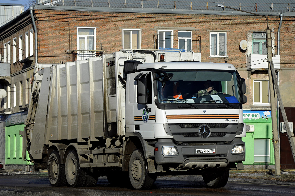 Алтайский край, № Е 827 МН 154 — Mercedes-Benz Actros '09 3336 [Z9M]