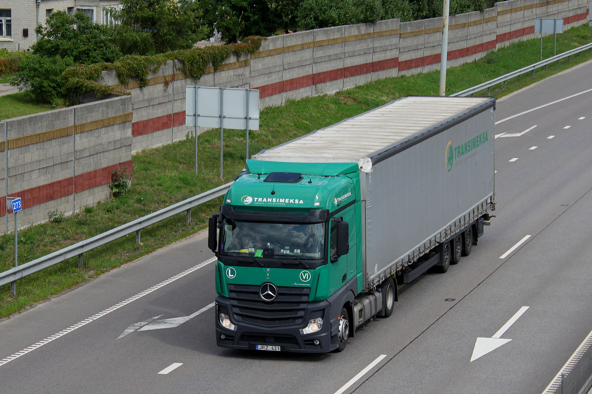 Литва, № JRZ 421 — Mercedes-Benz Actros ('2011) 1845