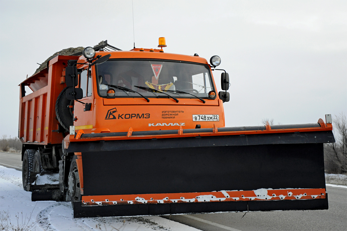 Алтайский край, № В 748 ХМ 22 — КамАЗ-65115-L4(19)