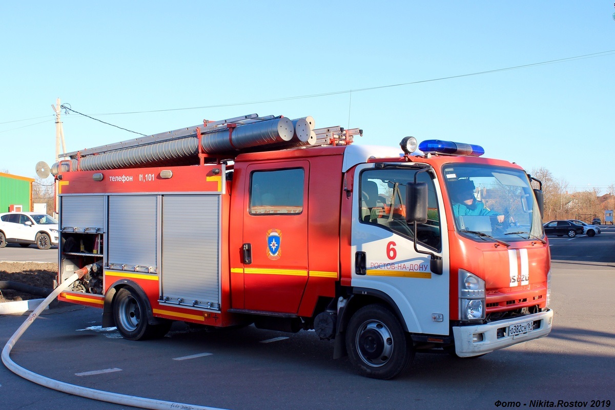 Ростовская область, № О 382 СН 161 — Isuzu NPR75 [Z7X]
