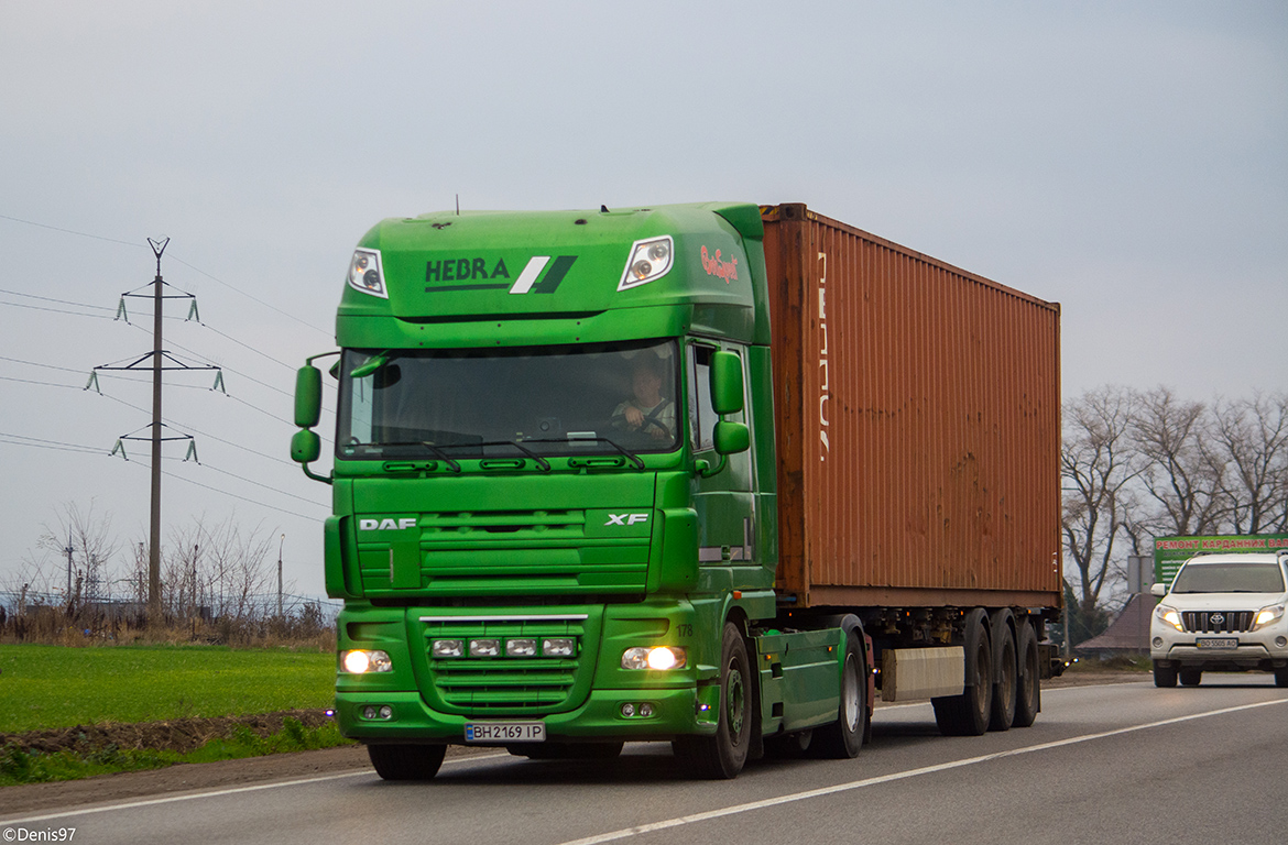 Одесская область, № ВН 2169 ІР — DAF XF105 FTP