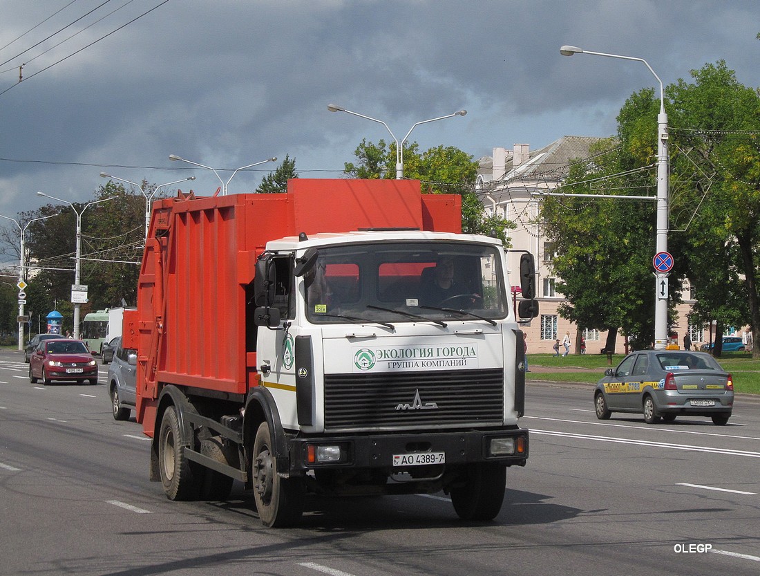 Минск, № АО 4389-7 — МАЗ-5337 (общая модель)