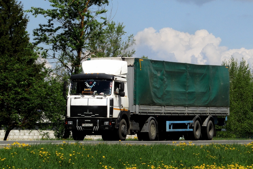 Могилёвская область, № АВ 6347-6 — МАЗ-543205
