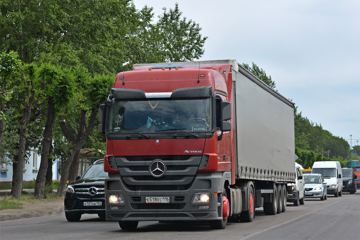 Татарстан, № Е 518 ЕС 116 — Mercedes-Benz Actros '09 1844 [Z9M]