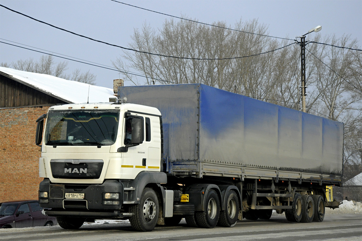 Новосибирская область, № Е 818 РО 154 — MAN TGS 33.440