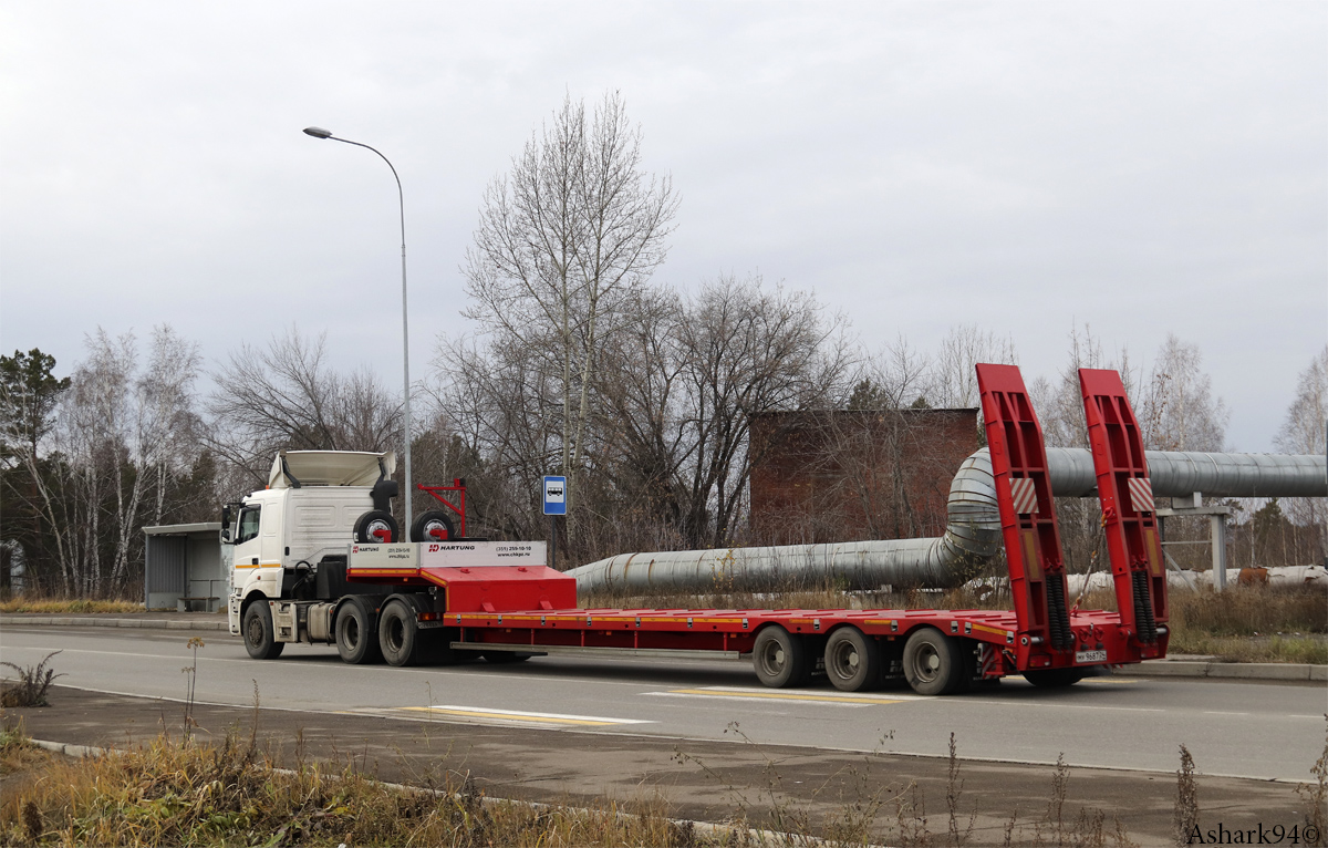 Красноярский край, № О 288 ВА 138 — КамАЗ-65206-T5(68); Красноярский край, № МУ 9687 24 — Hartung (общая модель)