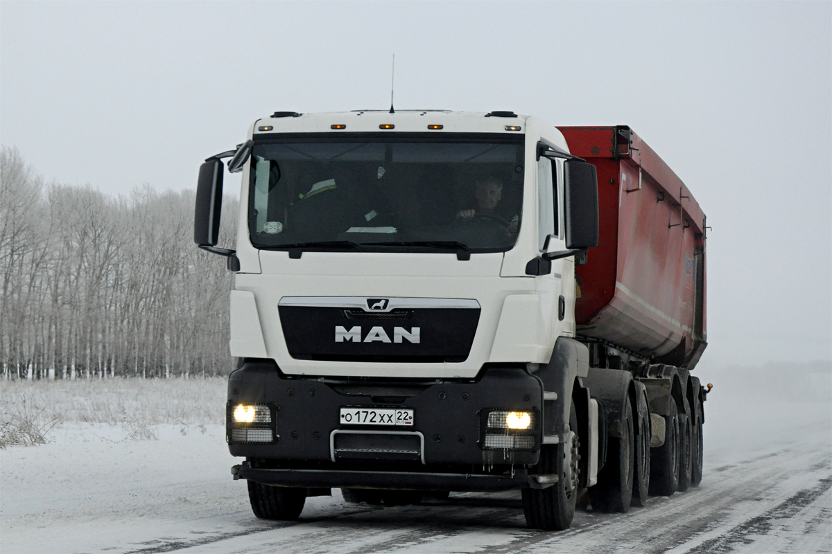 Алтайский край, № О 172 ХХ 22 — MAN TGS 33.440