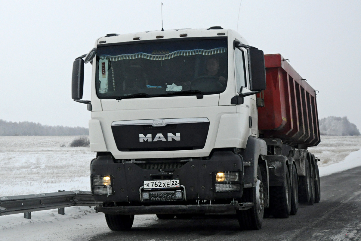 Алтайский край, № К 762 ХЕ 22 — MAN TGS 33.440