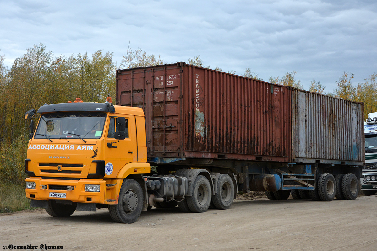 Саха (Якутия), № А 408 КУ 14 — КамАЗ-65116-A4(23)