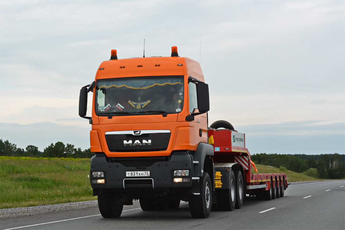 Тюменская область, № Т 831 ХН 72 — MAN TGS 33.480