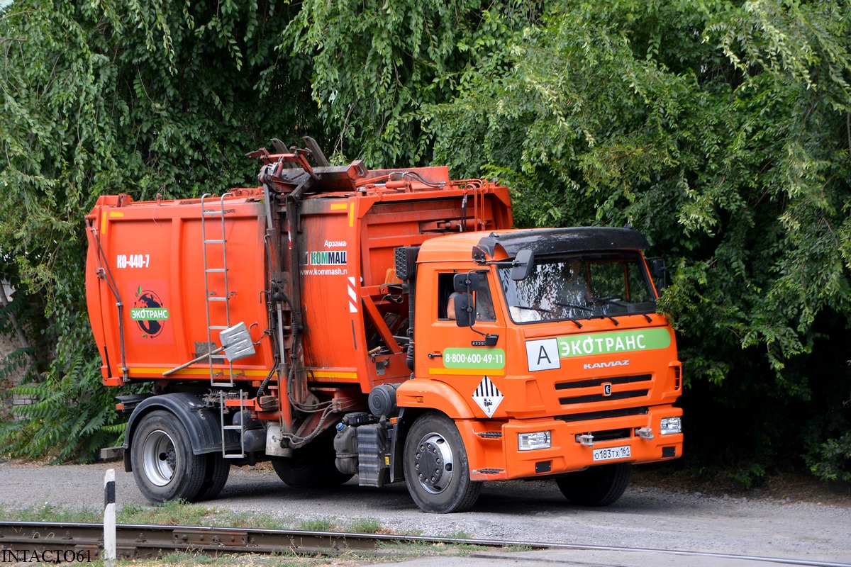 Ростовская область, № О 183 ТХ 161 — КамАЗ-43253-G5(69)