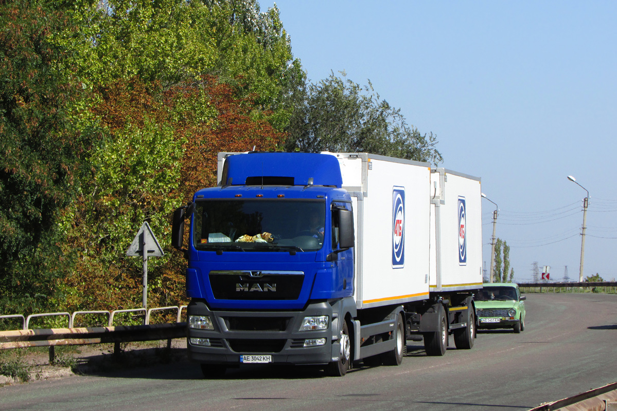 Днепропетровская область, № АЕ 3042 КН — MAN TGX ('2007) 18.360