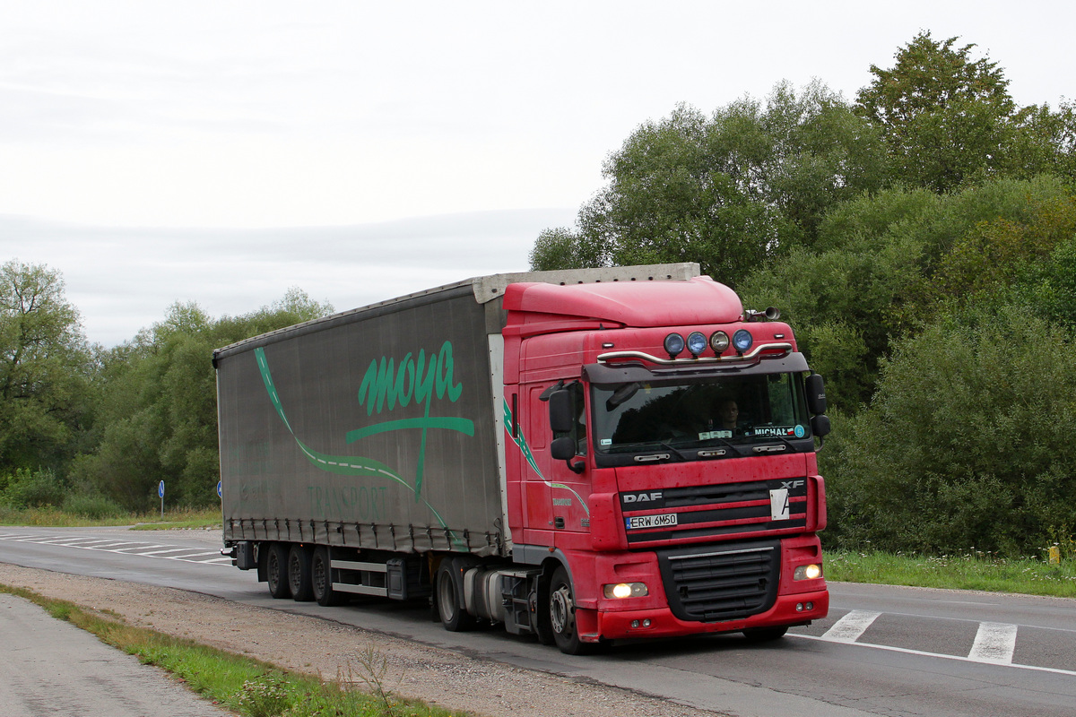 Польша, № ERW 6M50 — DAF XF105 FT