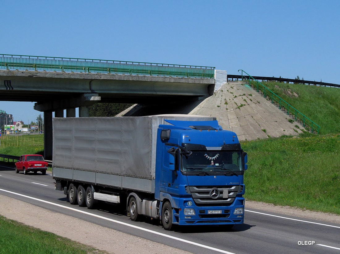 Могилёвская область, № АВ 7711-6 — Mercedes-Benz Actros ('2009) 1846