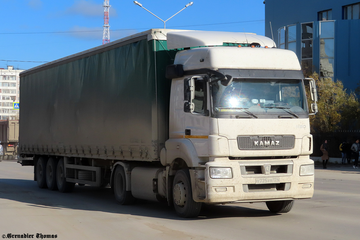 Ямало-Ненецкий автоном.округ, № У 725 УВ 174 — КамАЗ-5490-S5(87)