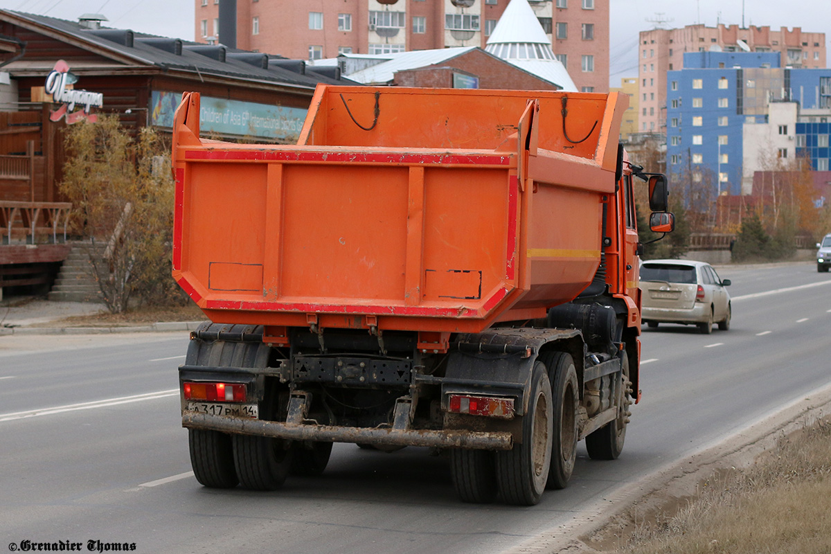 Саха (Якутия), № А 317 РМ 14 — КамАЗ-65115-A4(23)