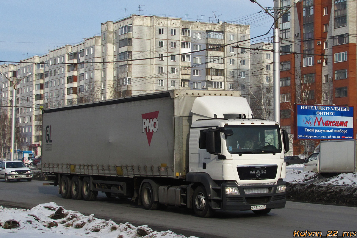 Алтайский край, № Х 417 СС 22 — MAN TGS 18.400