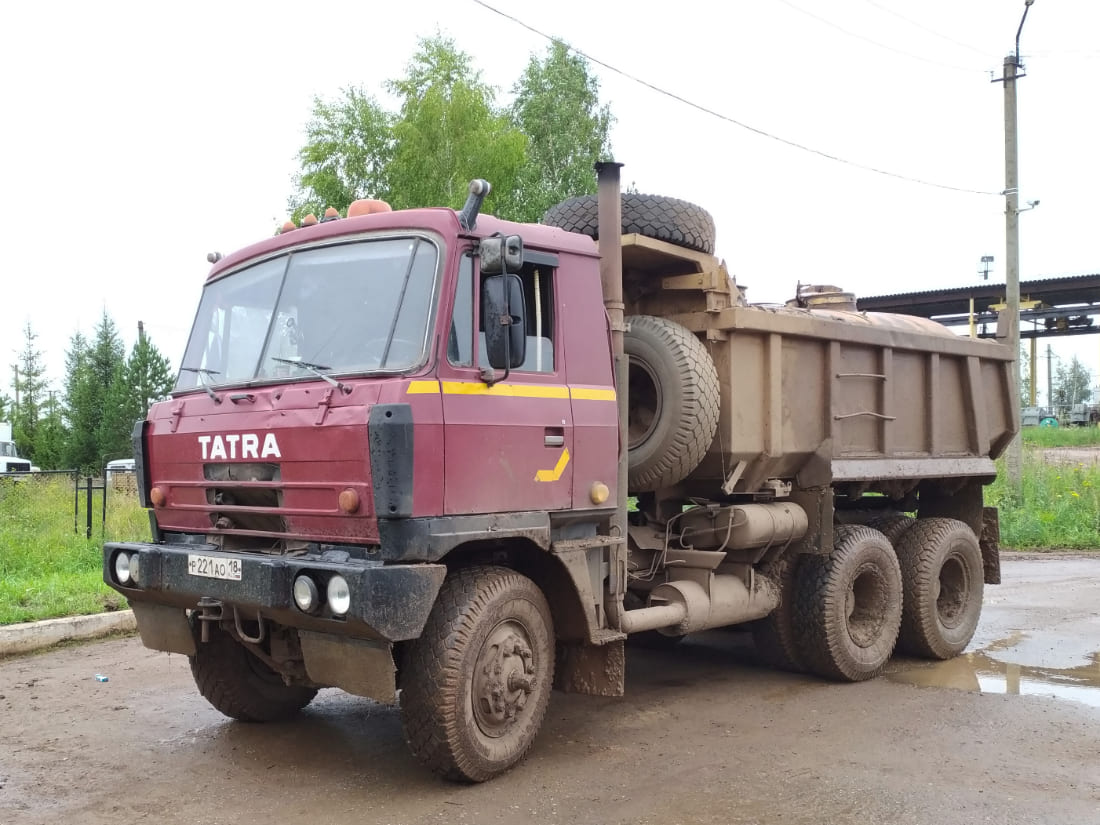 Удмуртия, № Р 221 АО 18 — Tatra 815-2 S1 A