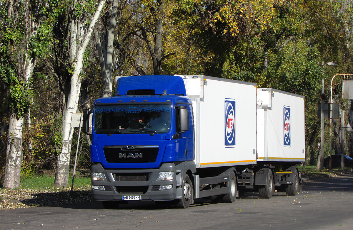 Днепропетровская область, № АЕ 3490 КН — MAN TGX ('2007) 18.360