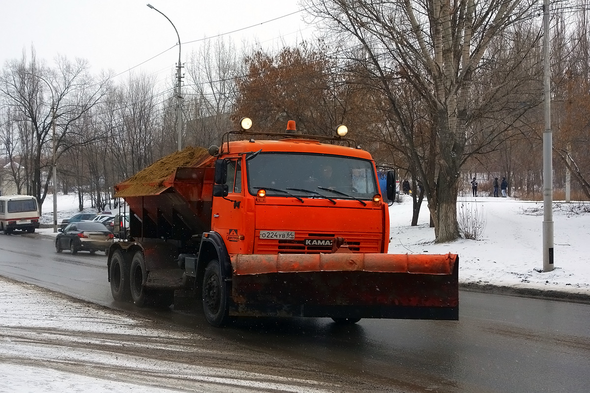 Саратовская область, № О 224 УВ 64 — КамАЗ-65115-D3(97)