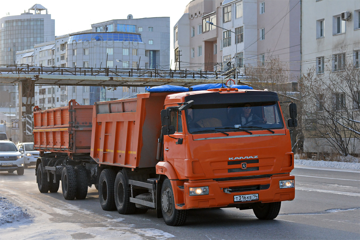 Саха (Якутия), № Т 316 КЕ 14 — КамАЗ-65115-N3(78)