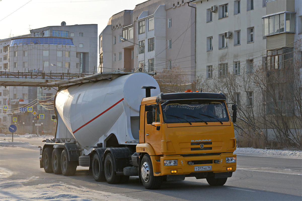 Саха (Якутия), № Т 317 КЕ 14 — КамАЗ-65116-N3(78)