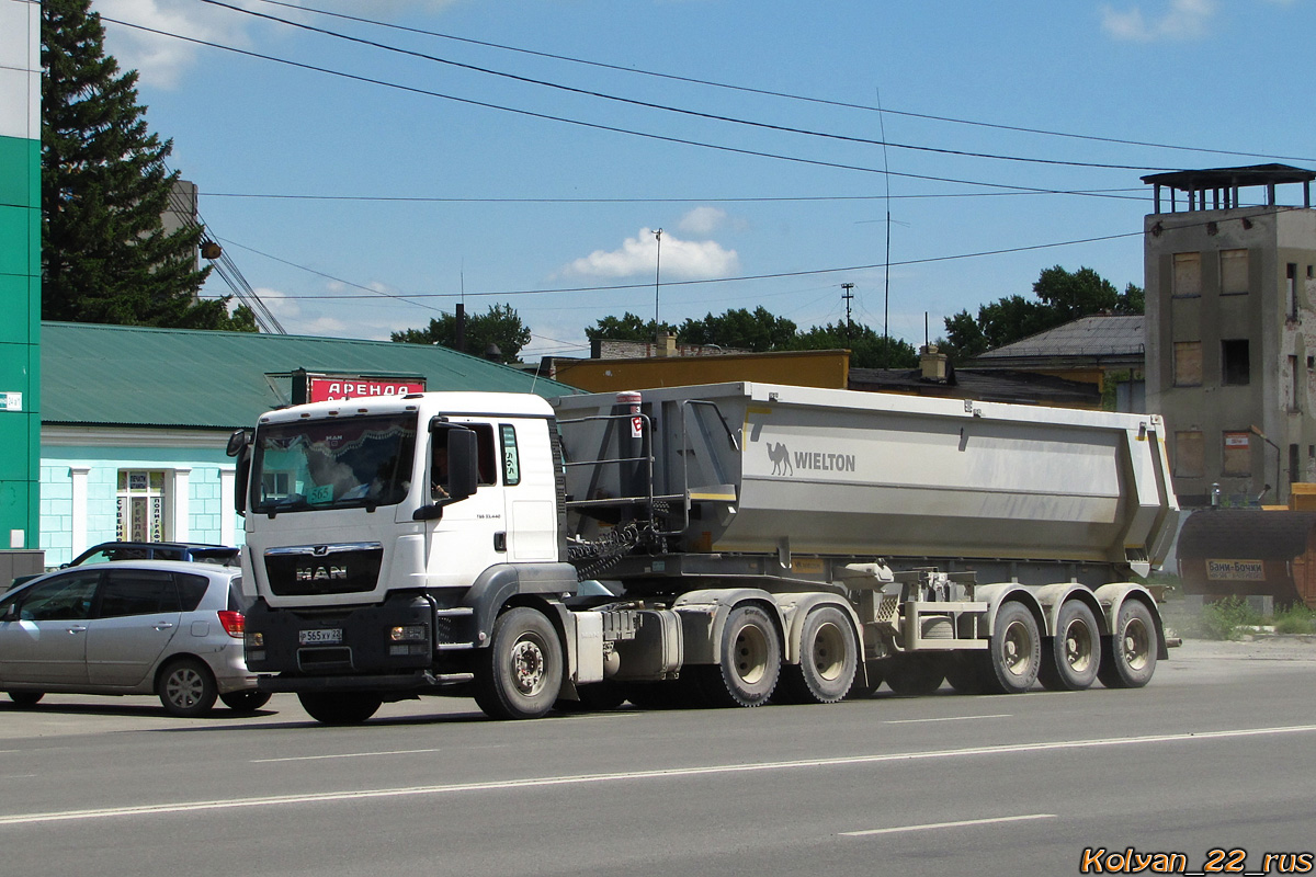Алтайский край, № Р 565 ХУ 22 — MAN TGS 33.440