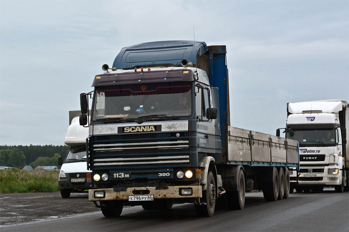 Свердловская область, № Х 796 РУ 66 — Scania (II) R113M; Татарстан, № А 797 АЕ 716 — КамАЗ-5490-S5(87)