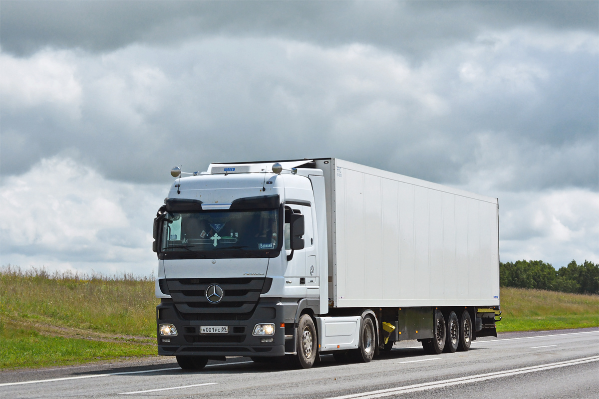 Ямало-Ненецкий автоном.округ, № А 001 РС 89 — Mercedes-Benz Actros ('2009) 1844