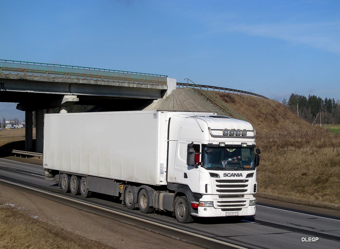 Минская область, № АМ 3615-5 — Scania ('2009-2011, общая модель)