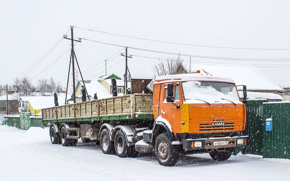 Томская область, № К 420 СМ 70 — КамАЗ-54115-15 [54115R]