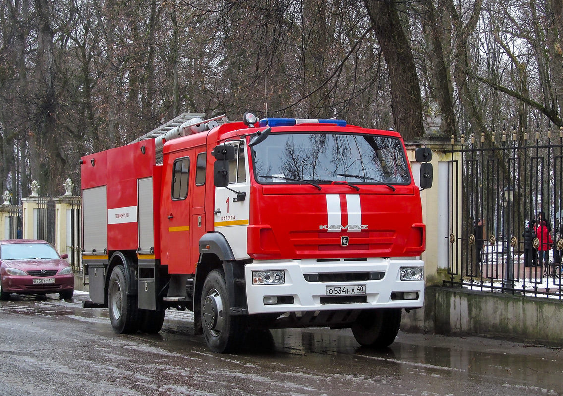 Калужская область, № О 534 НА 40 — КамАЗ-53605-L4(19)