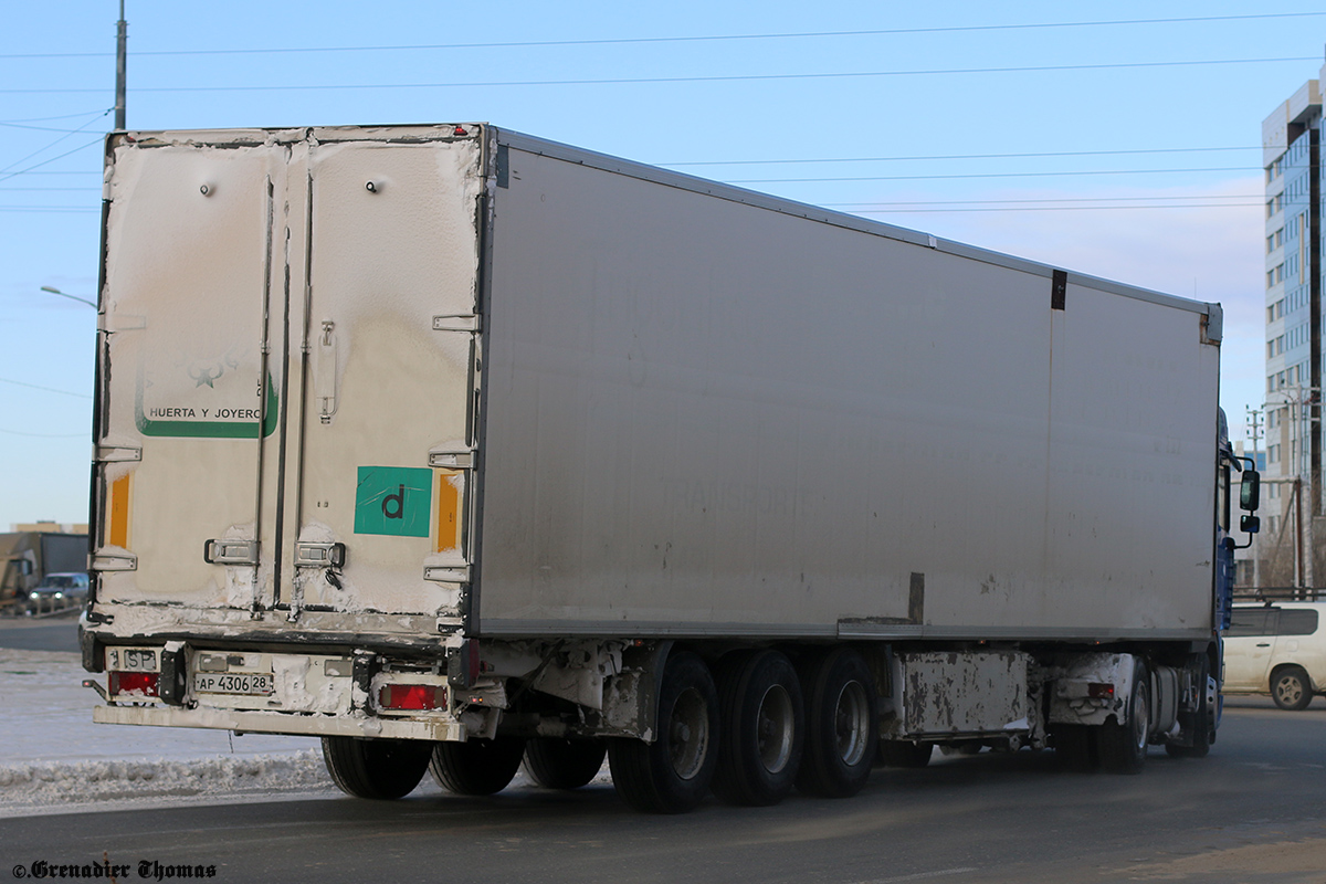 Амурская область, № В 757 ХУ 28 — DAF 95XF FT; Амурская область, № АР 4306 28 — Krone SDR 27 Cool Liner