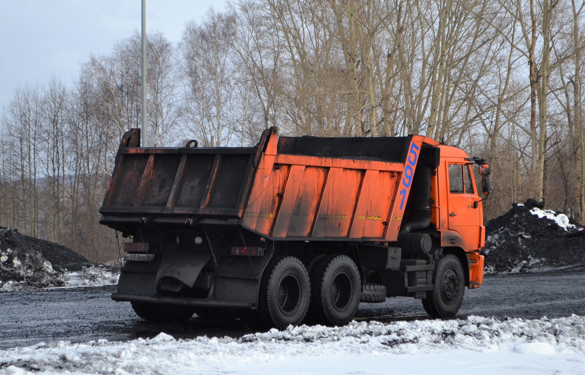 Кемеровская область, № 591 — КамАЗ-65115-L4(19)