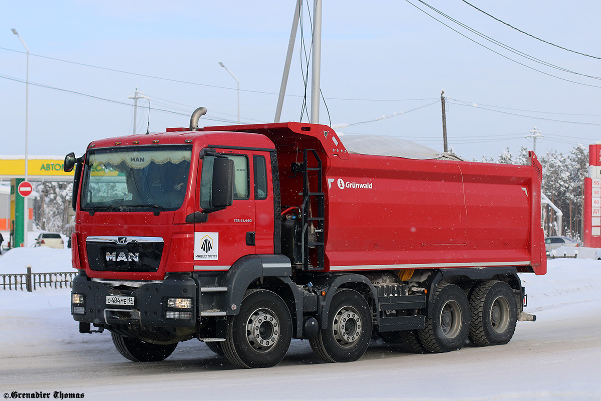 Саха (Якутия), № О 484 МЕ 14 — MAN TGS 41.440