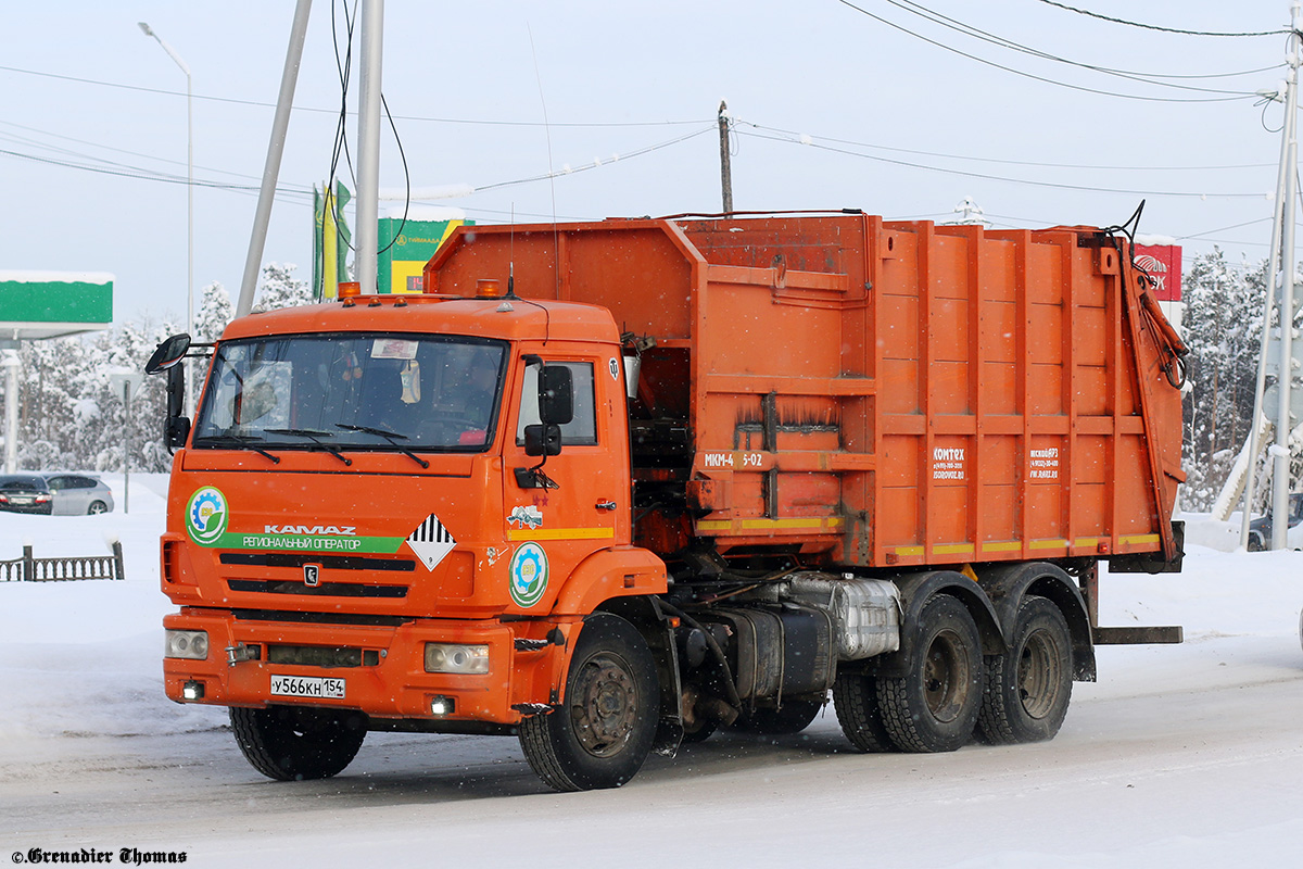 Саха (Якутия), № У 566 КН 154 — КамАЗ-65115-A4(23)