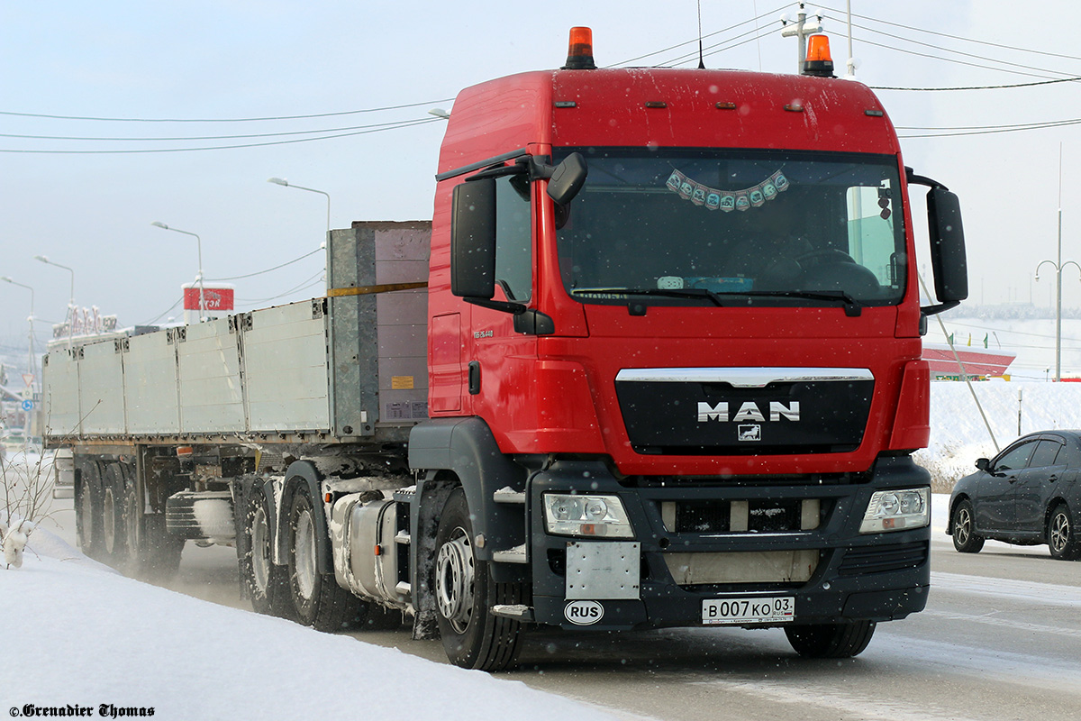 Саха (Якутия), № В 007 КО 03 — MAN TGS 26.440