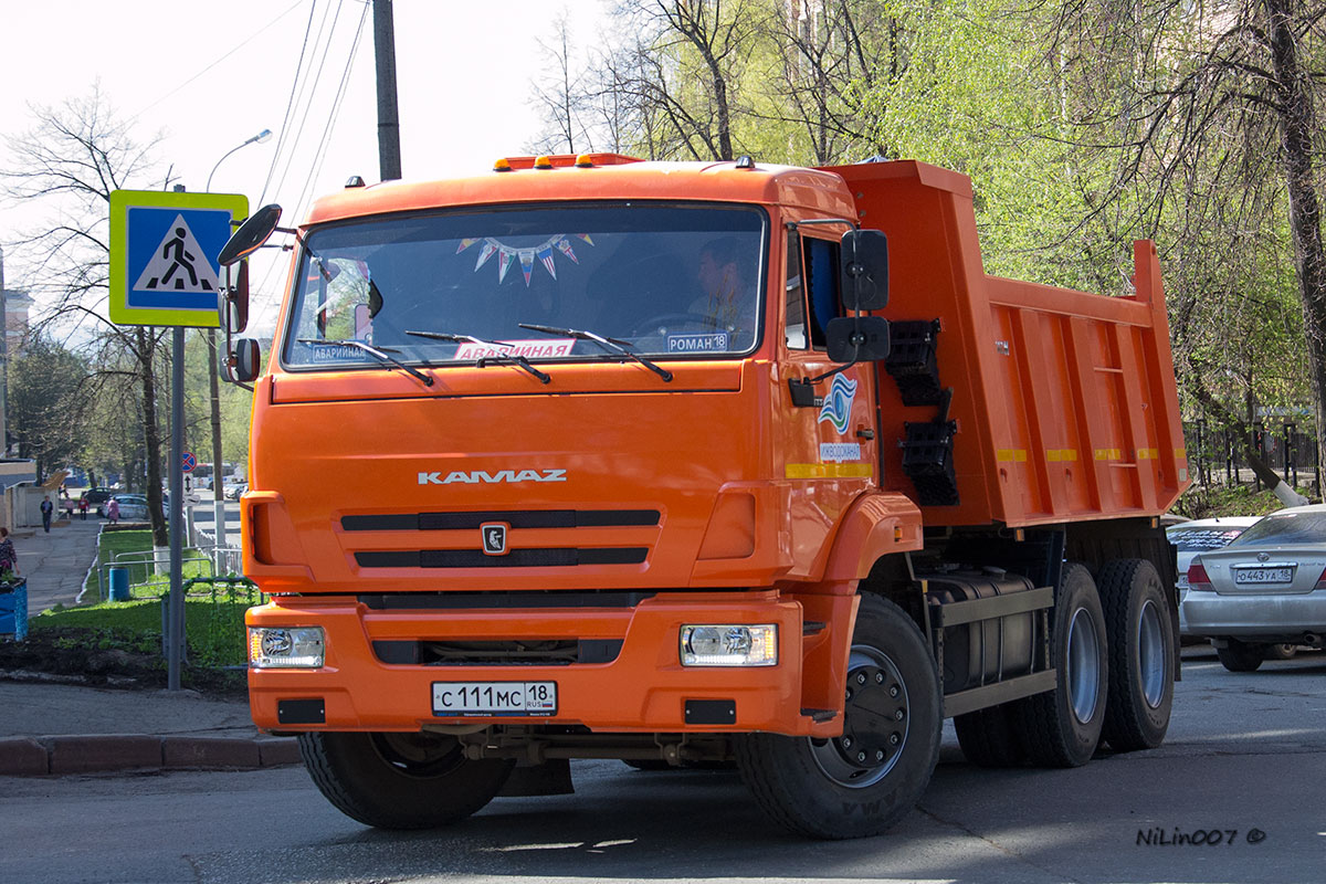 Удмуртия, № С 111 МС 18 — КамАЗ-65115-L4(19)