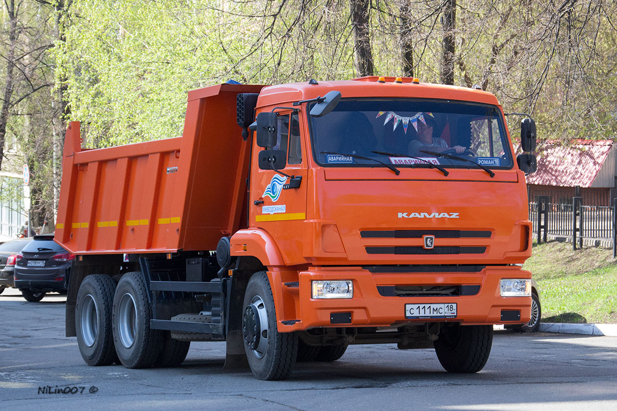Удмуртия, № С 111 МС 18 — КамАЗ-65115-L4(19)