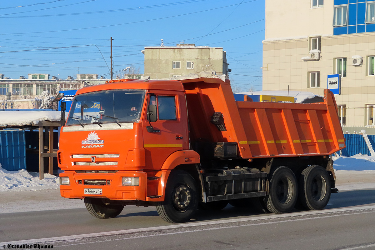 Саха (Якутия), № М 366 МА 14 — КамАЗ-65115-L4(19)