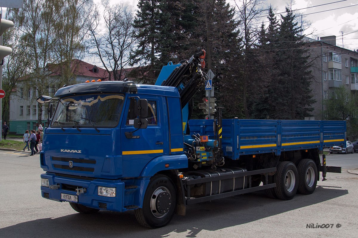 Удмуртия, № В 574 ЕС 18 — КамАЗ-65117-L4(19)